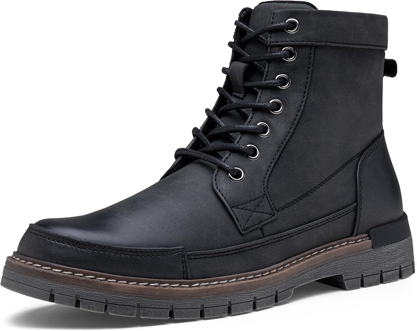 Men Boots Casual Motorcycle Boots for Men  Zipper Combat Botas Para Hombre Fashion