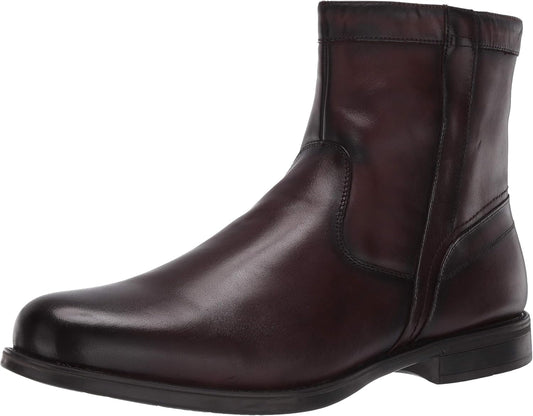 Men's  Plain Toe Zip Boot Fashion