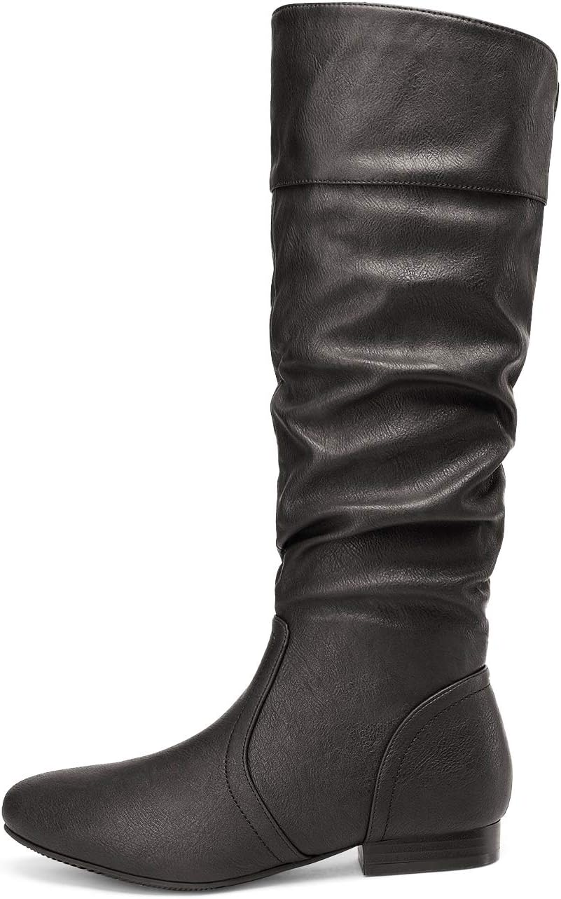 Women's Knee High Pull On Fall Weather Winter Boots - Image 2